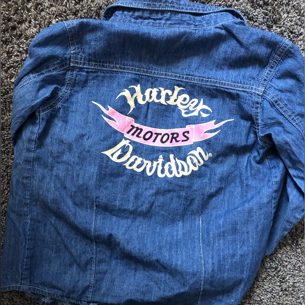 Harley-Davidson Jean shirt and tank top - Picture 3 of 5